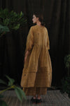 Mutedance 24 Spring/Summer Silk Loose Cardigan Dress MD-MD24SS35-G gold PM142